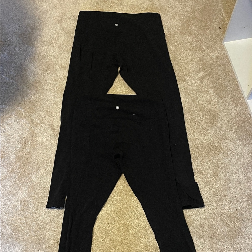 lululemon athletica Aligns High-Waist Performance Leggings 2 pair